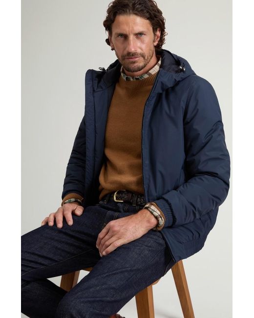 Chaqueta De Light Micro Ripstop Para Hombre Talla Woolrich de hombre de color Blue