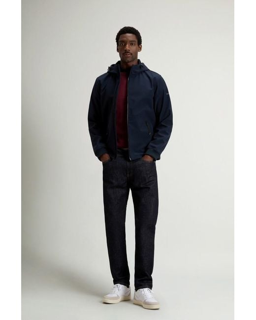 Woolrich Jack Van Tech Softshell Blauw Grootte in het Blue voor heren