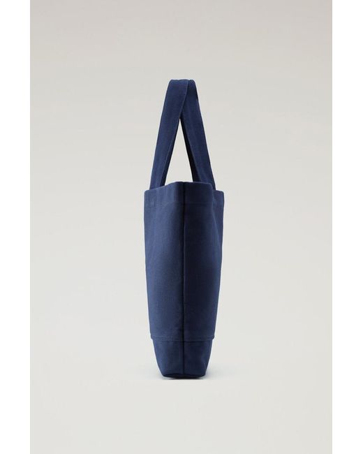 Borsa tote blu di Woolrich in Blue