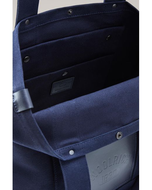 Woolrich Blue Premium Tote Bag