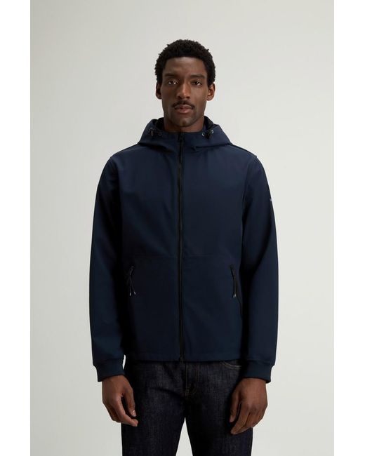 Woolrich Jack Van Tech Softshell Blauw Grootte in het Blue voor heren