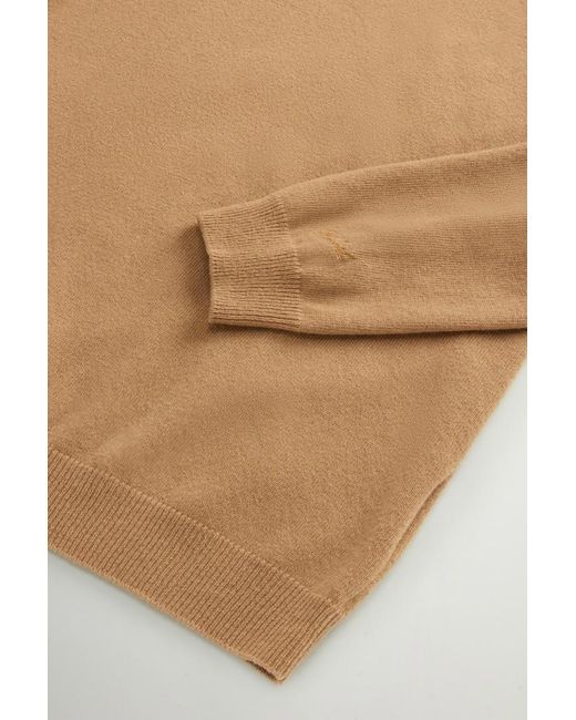 Jersey De Cuello Alto De Pura Lana Virgen Para Hombre Talla Woolrich de hombre de color Natural