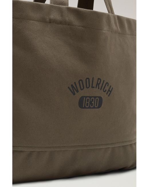 Woolrich Multicolor Tote Bag Green
