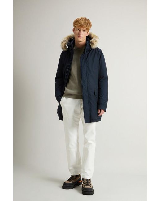 Woolrich Polar Parka in Blue for Men Lyst UK