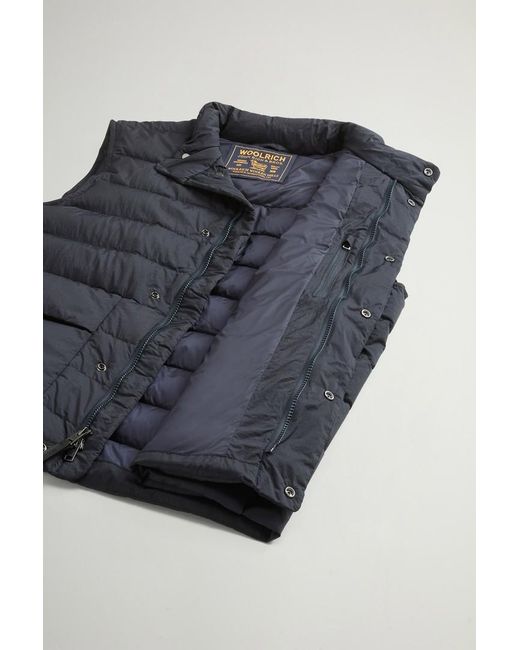 Chaleco Bering Acolchado De Nailon Arrugado Para Hombre Talla Woolrich de hombre de color Blue