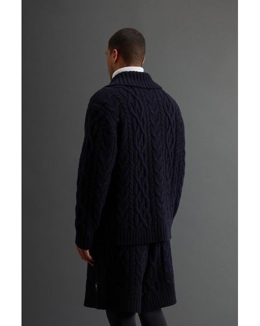 Woolrich Blue Cardigan for men