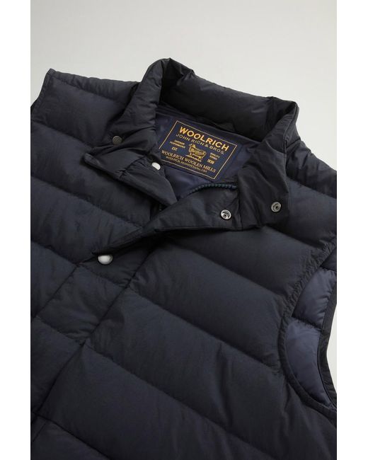Chaleco Bering Acolchado De Nailon Arrugado Para Hombre Talla Woolrich de hombre de color Blue