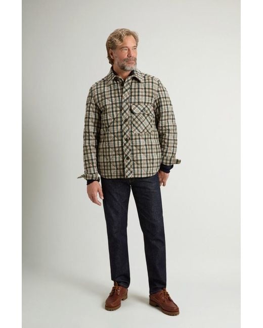 Chaqueta Camisera Acolchada De Mezcla De Lana A Cuadros Para Hombre Talla Woolrich de hombre de color Multicolor