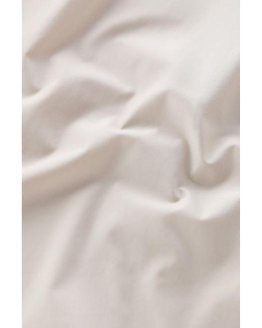 Woolrich White Poplin Shirt In Pure Cotton