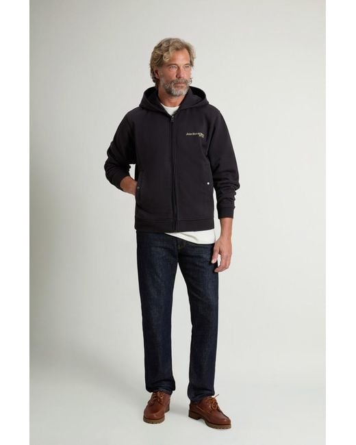 Sudadera De Mezcla De Algodón Con Capucha Y Cremallera Completa Para Hombre Talla Woolrich de hombre de color Blue