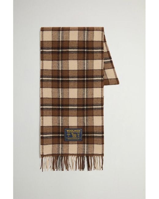 Uomo Sciarpa di Woolrich in Brown da Uomo