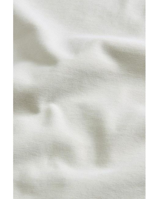 Camiseta De Cuello Redondo De Puro Algodón Con Estampado Para Hombre Talla Woolrich de hombre de color White