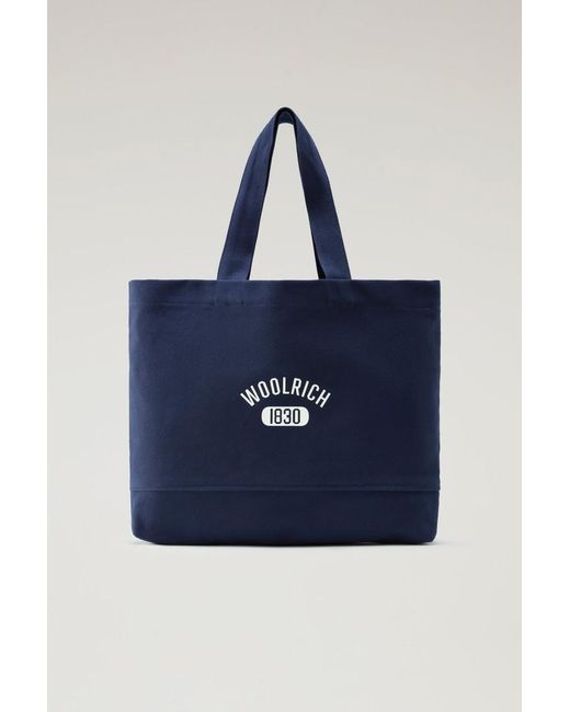 Borsa tote blu di Woolrich in Blue