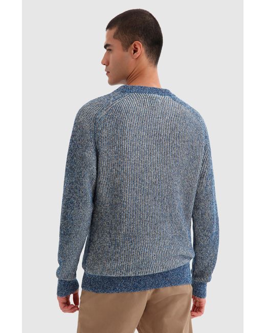 Woolrich Leinen Pullover in Grau für Herren Herren Pullover und Strickware Woolrich Pullover und Strickware 