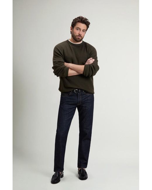 Jersey De Cuello Redondo De Pura Lana Virgen Merina Para Hombre Talla Woolrich de hombre de color Gray