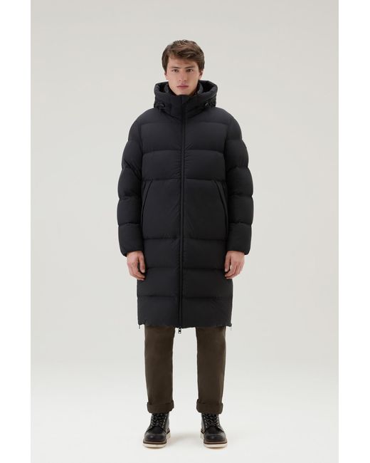 Woolrich Sierra detachable-hood padded parka - Green
