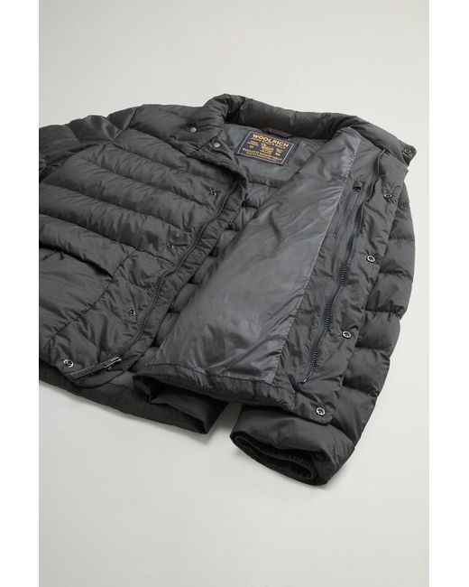 Chaqueta Bering De Nailon Arrugado Para Hombre Talla Woolrich de hombre de color Blue