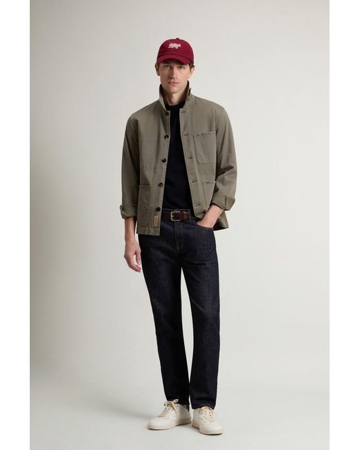 Chaqueta Camisera Chore Teñida En Prenda De Sarga De Algodón Para Hombre Talla Woolrich de hombre de color Multicolor