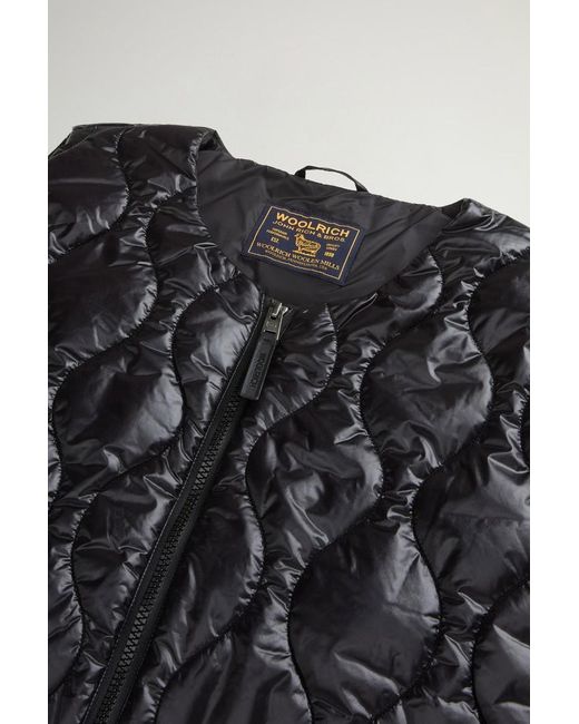 Chaleco Acolchado Plegable De Urban Light Nylon Para Mujer Talla One Woolrich de color Black