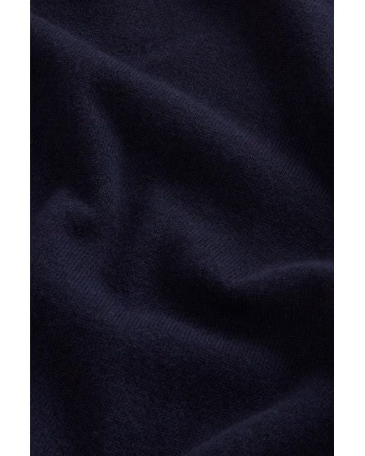 Jersey De Pura Lana Virgen Con Cuello De Pico Para Hombre Talla Woolrich de hombre de color Blue