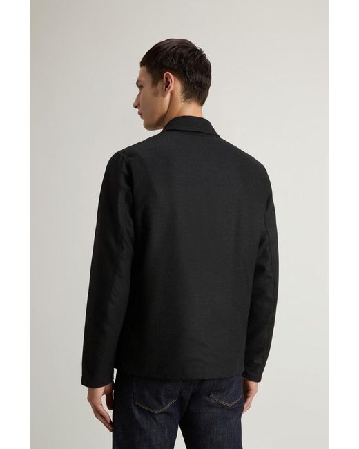 Woolrich Herren Overshirt Aus Flanell Aus Einer Wollmischung Größe in Multicolor für Herren