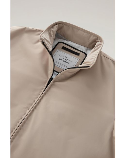 Woolrich Natural Padded Sailing Bomber for men