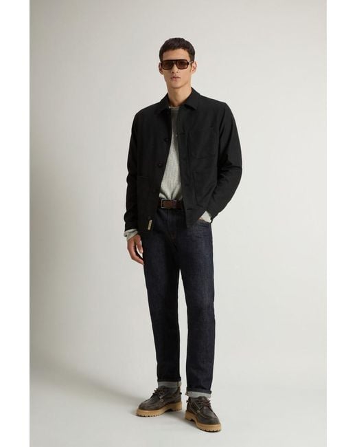 Woolrich Herren Overshirt Aus Flanell Aus Einer Wollmischung Größe in Multicolor für Herren