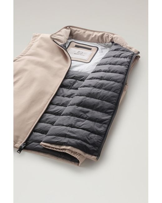 Woolrich Natural Padded Pacific Vest for men