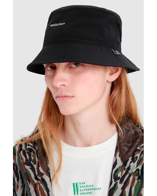 Woolrich Packable Bucket Hat In Ripstop 