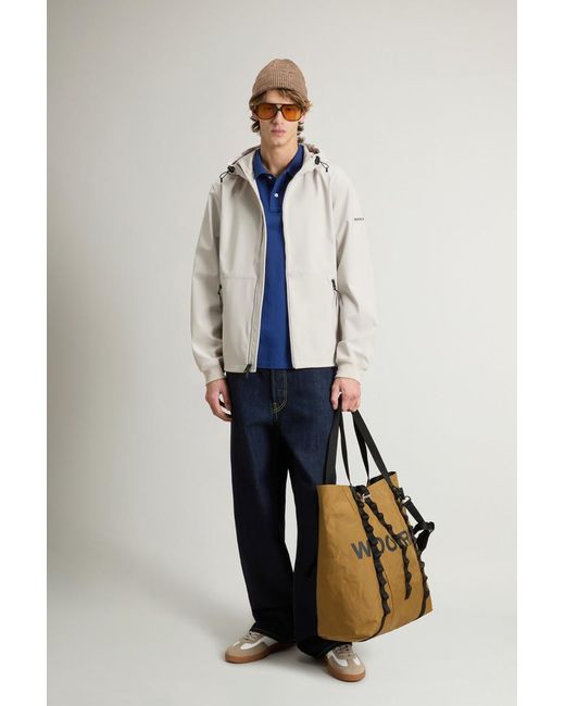 Woolrich Herren Jacke Aus Tech Softshell Größe in Blue für Herren