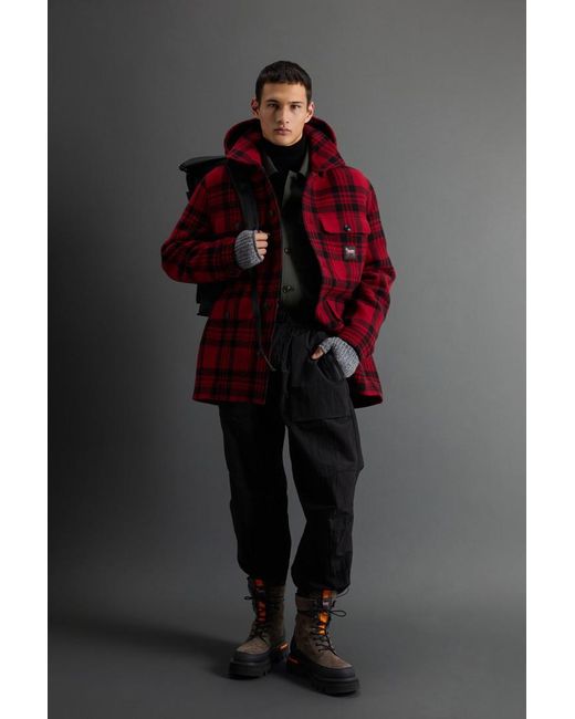 Woolrich Red Check Jacket for men