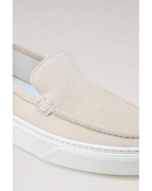 Woolrich Multicolor Suede Slip-on Loafers