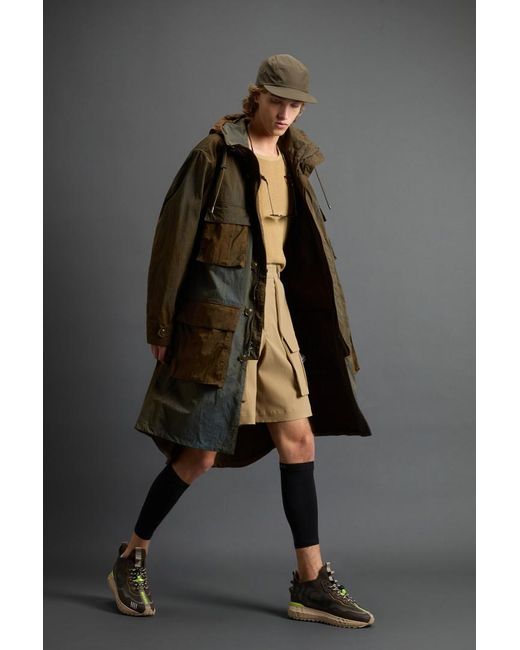 Woolrich Black Fishtail Parka for men