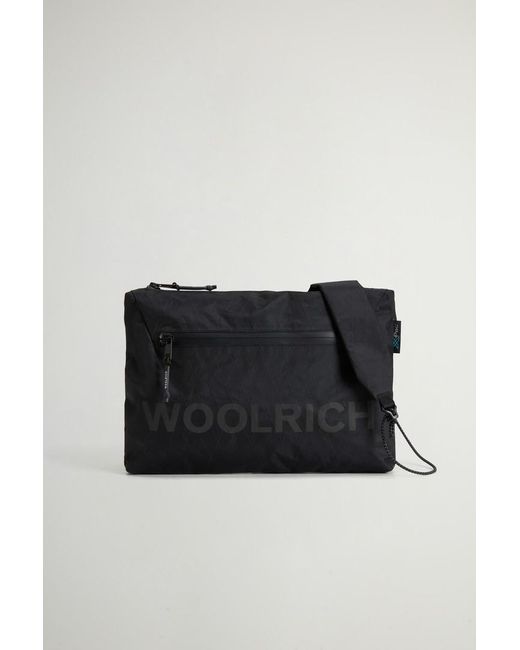 Woolrich Black Crossbody Bag With Logo for men