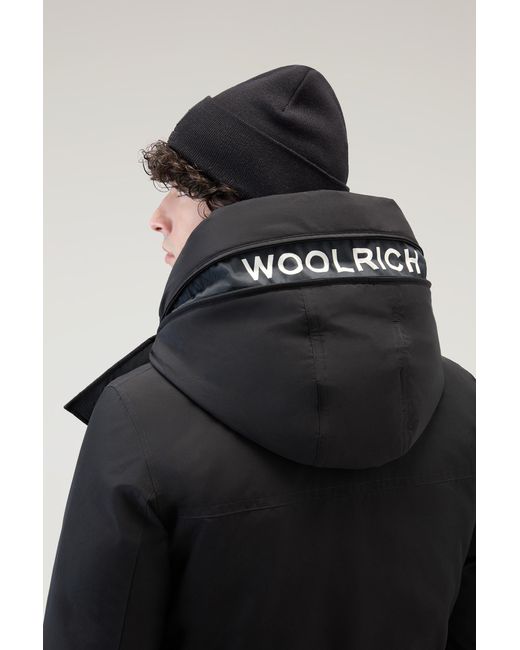 Woolrich Black Arctic Parka Evolution In Ramar Cloth for men