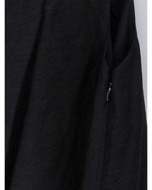 LAMRONS Black Dress Viscose And Lyocell Blend