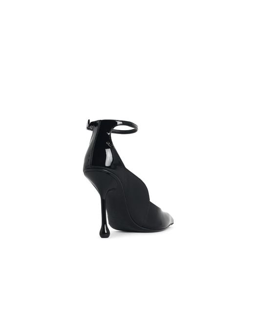 Jimmy Choo White 'Quinci 95' Leather Pumps