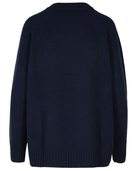 P.A.R.O.S.H. Blue 'Wood' Cashmere Sweater