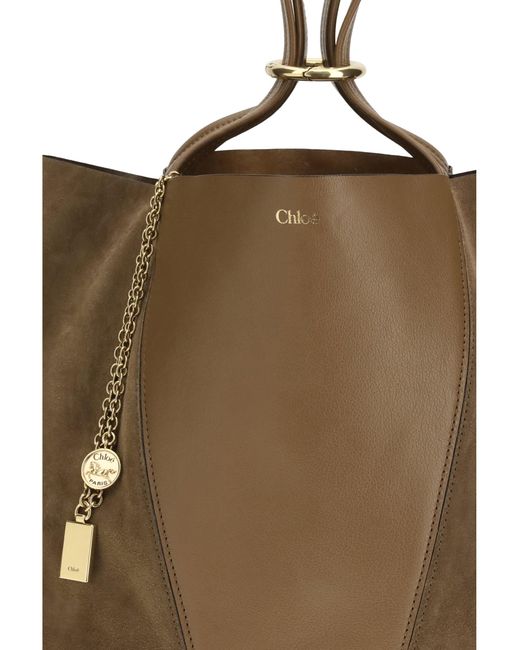 Chloé Natural Chloã Spin Shoulder Bag