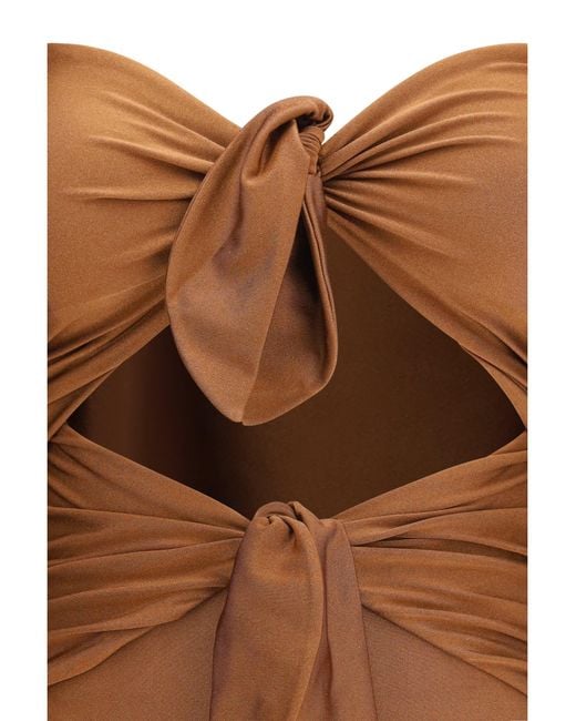 Zimmermann Brown Aster Swimsuit