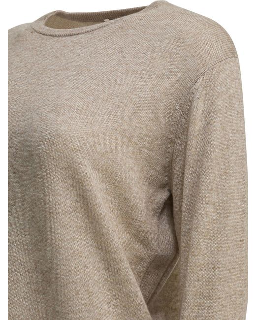 Auralee Natural Cashmere Crewneck Sweater