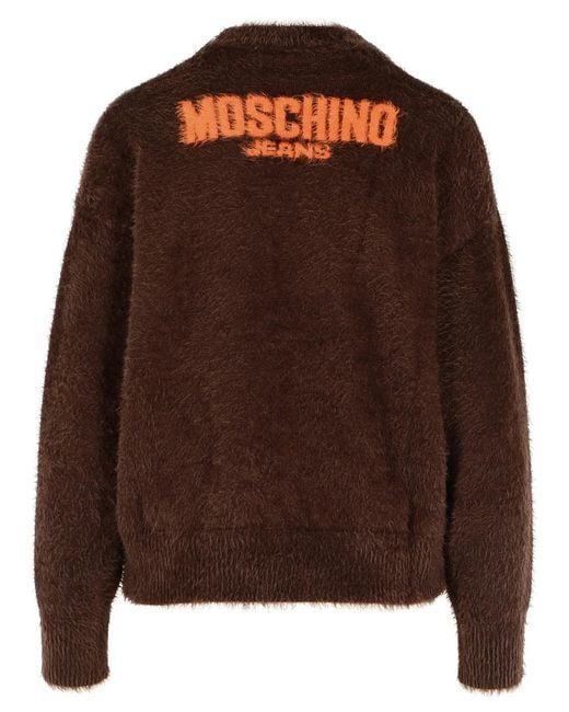 Moschino Brown Polyamide Sweater