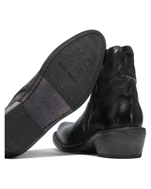 Moma Black Dallas 50Mm Boots And Ankle Boots
