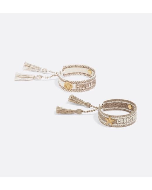 Dior Metallic "Iviera" Bracelet Set
