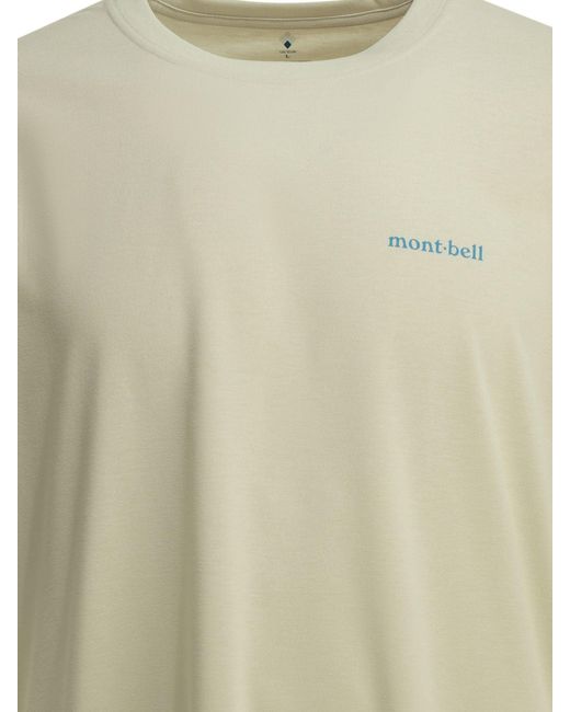 Montbell White T-Shirts for men