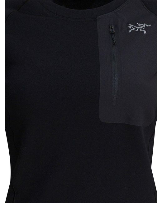 Arc'teryx Black Kyanite Crewneck Sweater