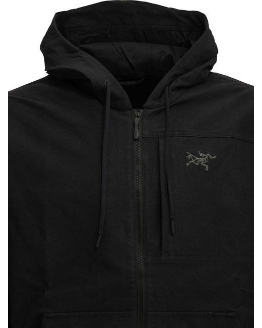 Arc'teryx Black "Cronin Ar" Zip-Up Sweatshirt for men