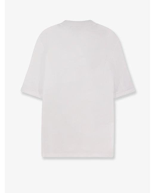 Brunello Cucinelli White Cotton T-Shirt for men