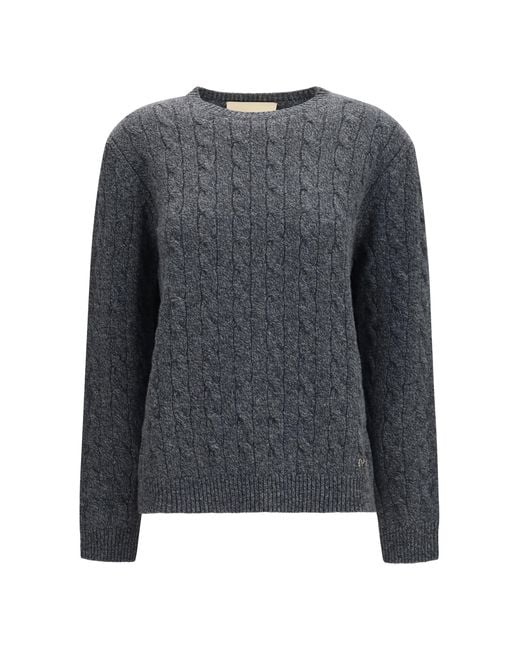 Valentino Gray Virgin Wool Sweater