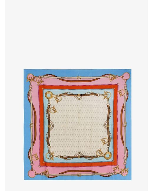 Pinko Blue Foulard Print